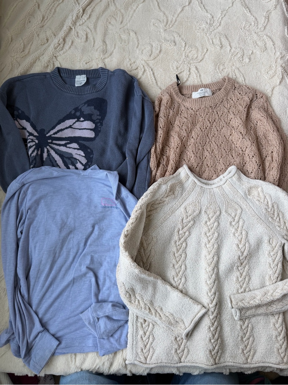 Girls 7-8 Abercrombie, J Crew, H&M  sweater bundle